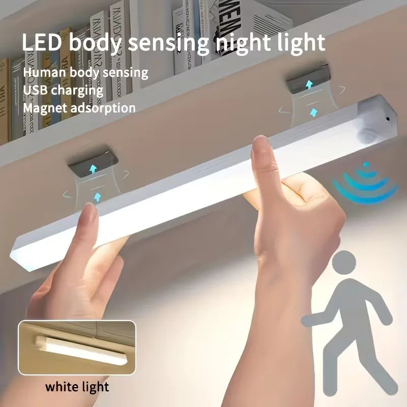 Motion Sensor LED Night Light No Drill Magnetic Stick On for Closet Wardrobe Stair Car Interior RV — product image 5
