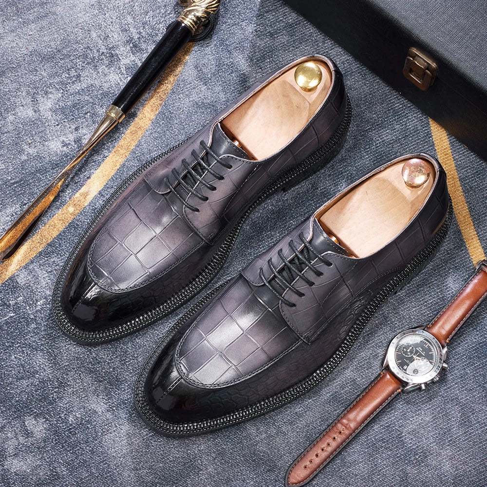 Men's Leather Oxford Dress Shoes — product image 2