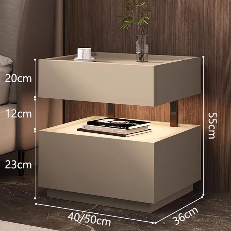European Bedside Table Classic Storage Luxury Trendy Night Table Modern Premium Comodini Camera Letto — product image 2