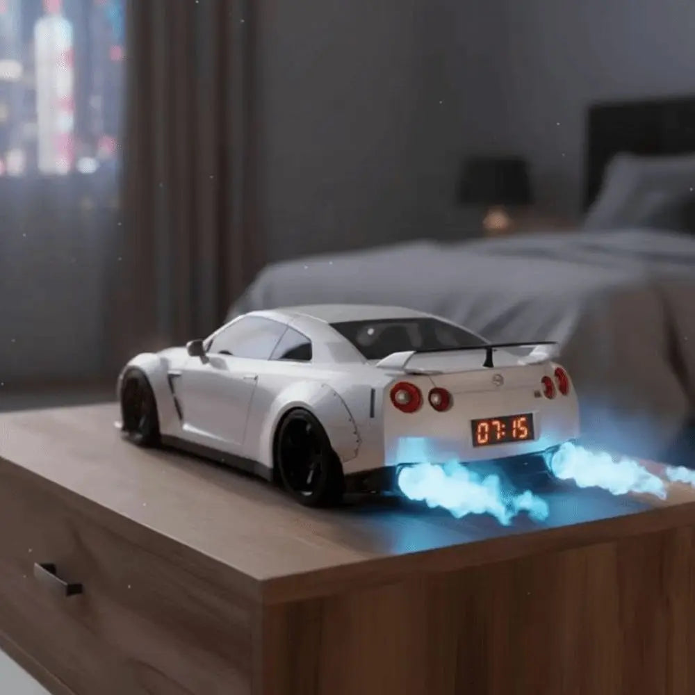 Sports car shaped alarm clock