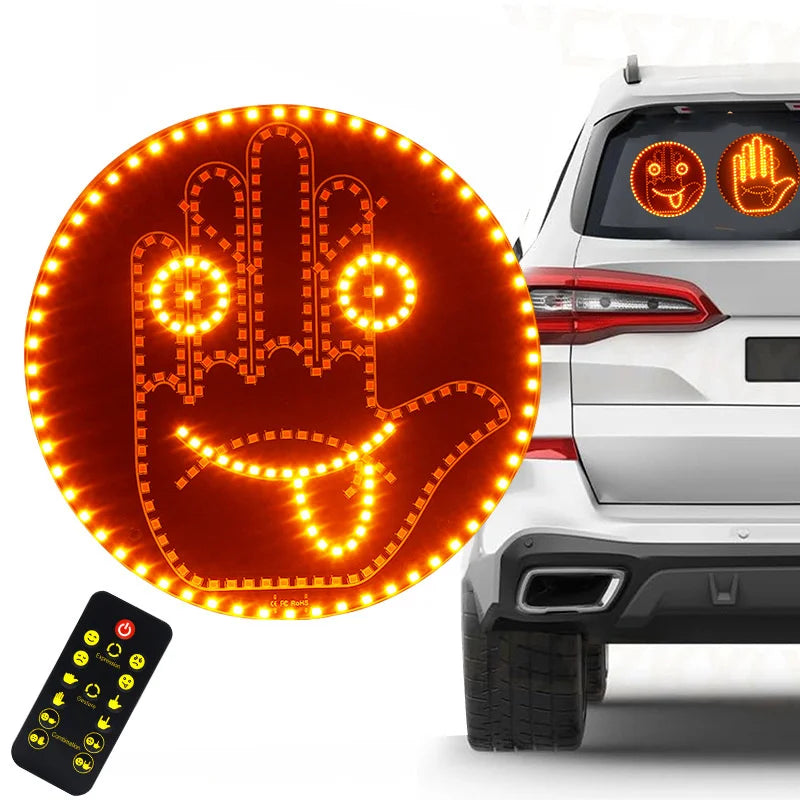 Car Gesture Light — Remote Controlled Rear Window Sign — product image 3
