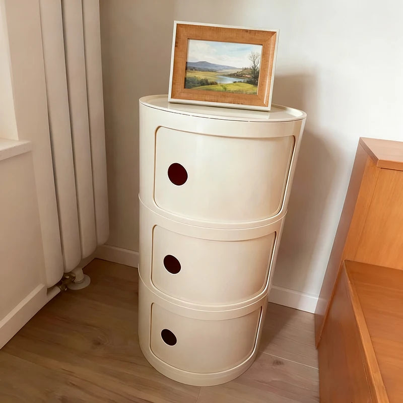Plastic Nightstand — 5-Drawer Bedside Storage Table — product image 2