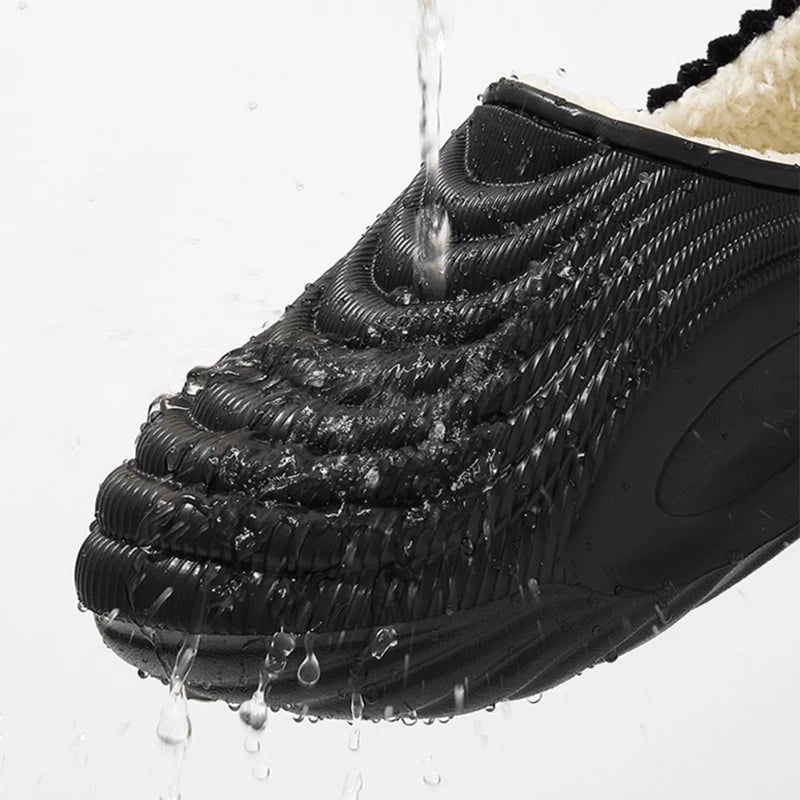 Warm Plush Waterproof EVA Indoor Slippers For Women Winter Soft Thick Bottom Non Slip Home Slippers — product image 5