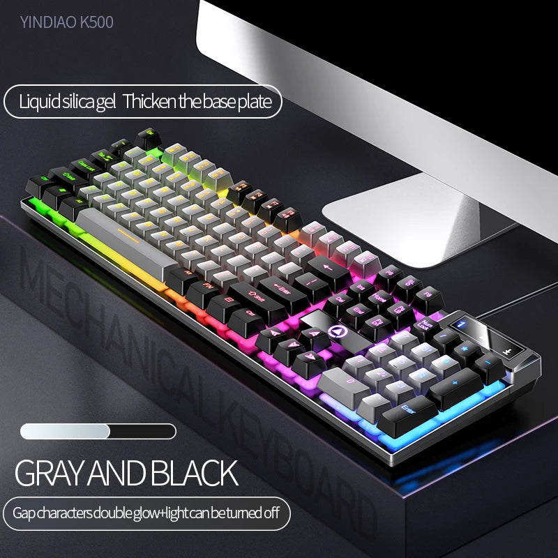 Gaming Keyboard Wired Laptop Desktops PC Computer Office Accessories Low Profile Gamer Keyboards With — product image 11