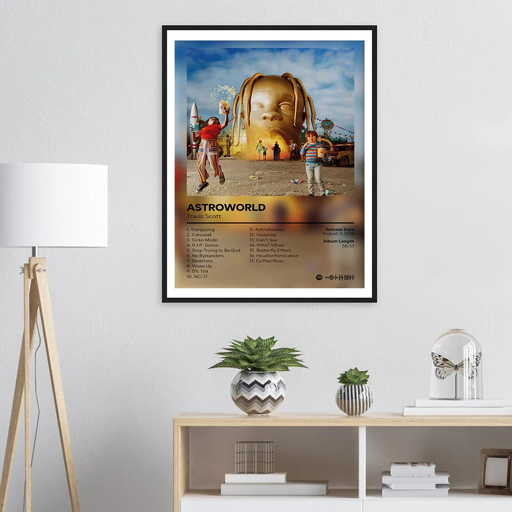 Hip Hop Album Cover Canvas Posters — Unframed Wall Art — product image 2