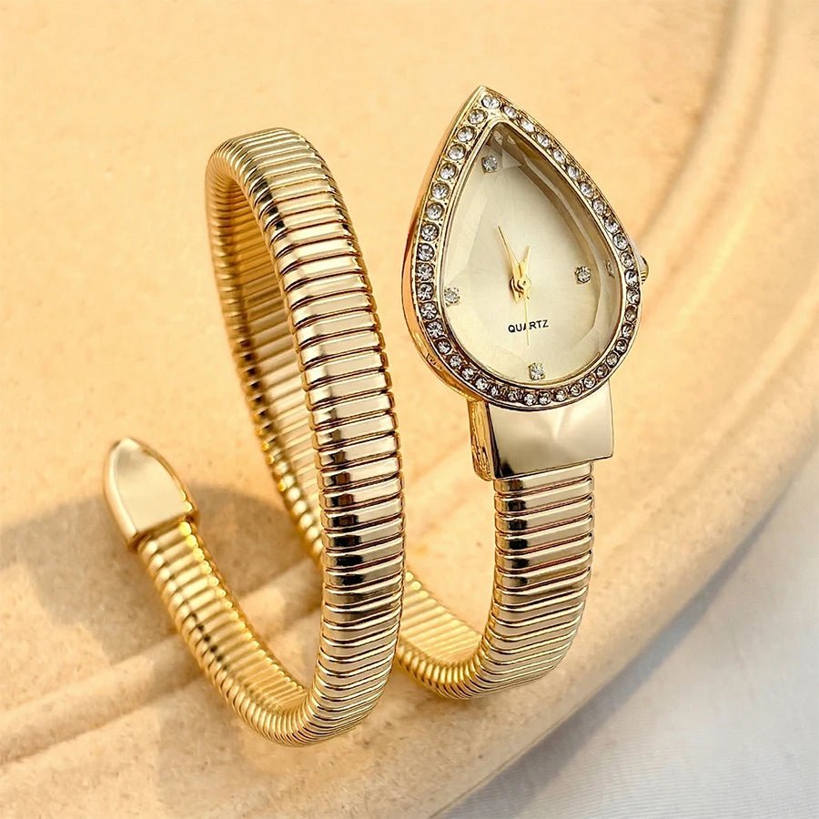 Ladies' Watch — Teardrop Case, Snake Chain Band — product image 3