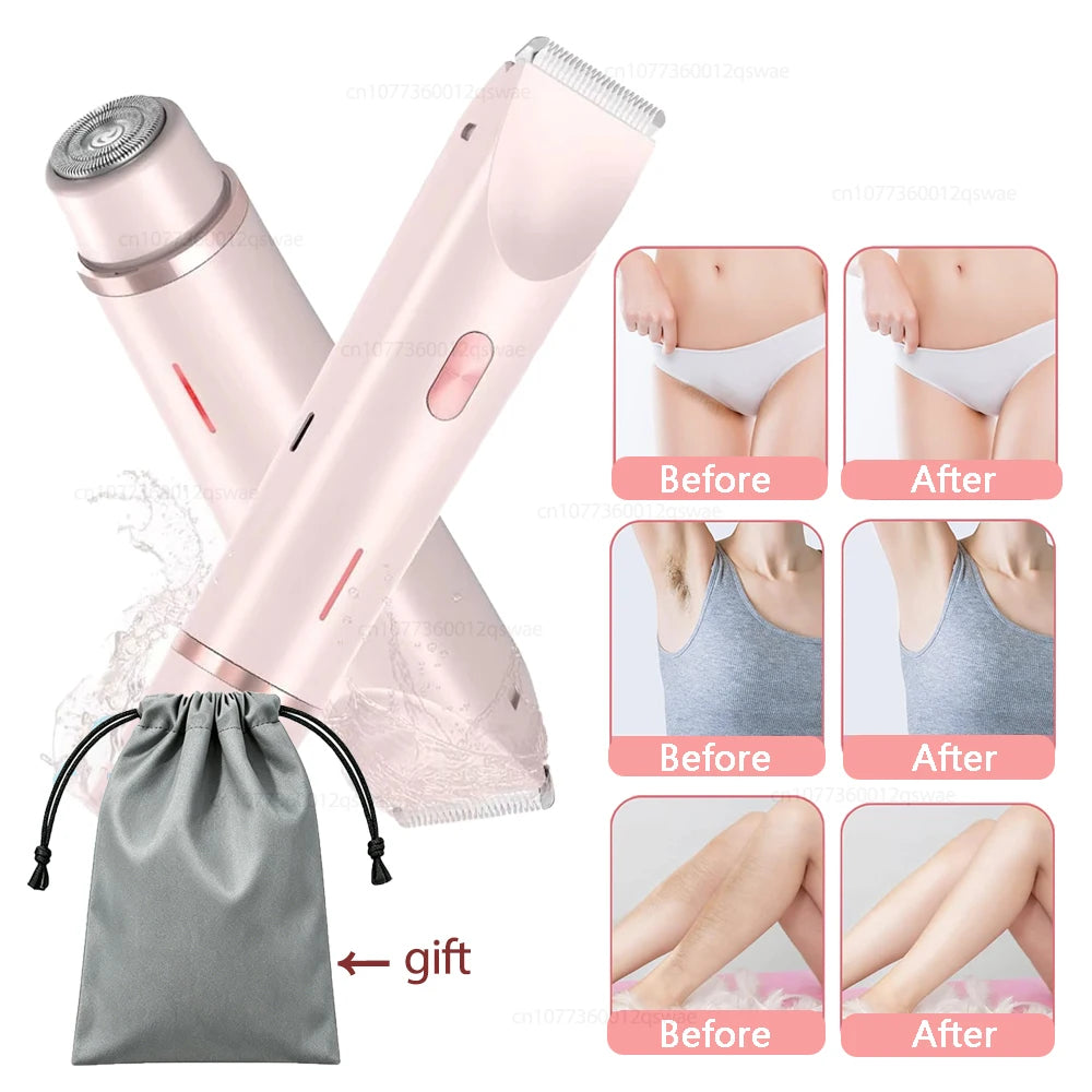 Women's Electric Shaver & Epilator — Dual Head, Body & Bikini — product image 4