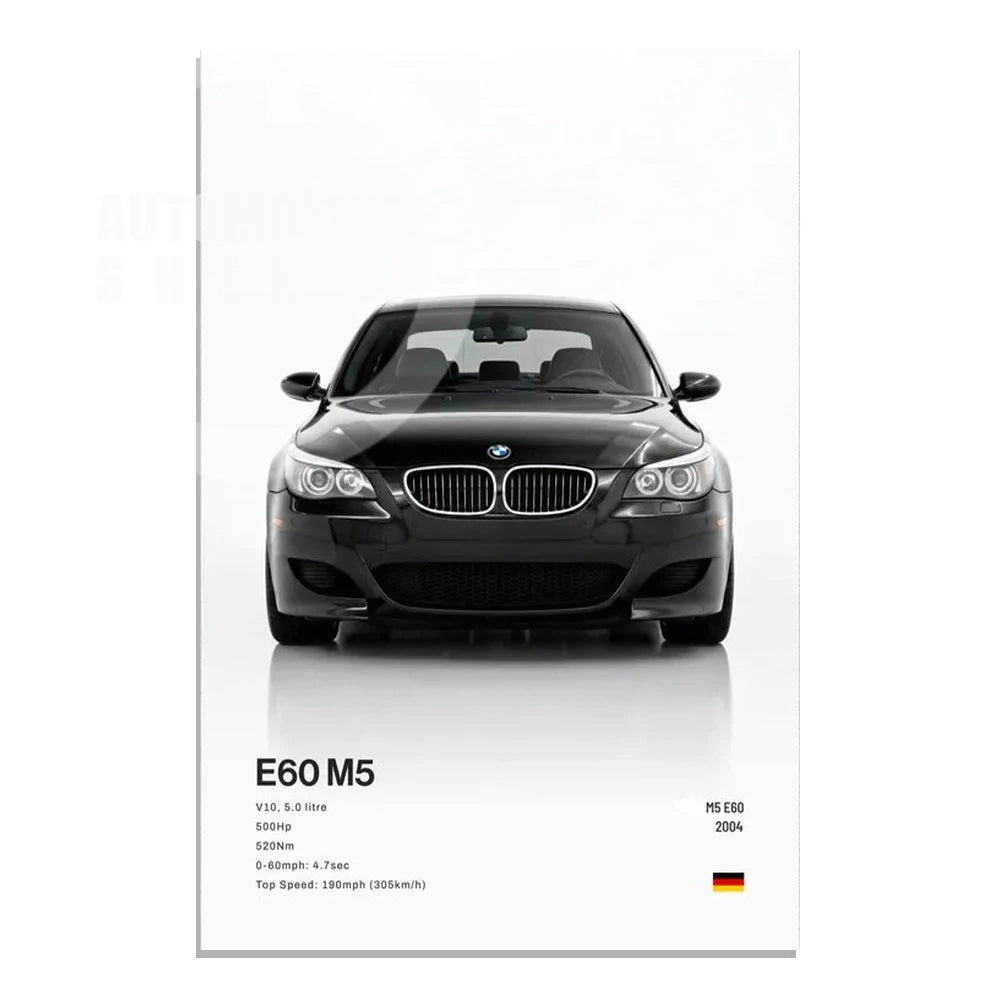 Supercar Canvas Wall Art Poster — Unframed, Choice of Designs — product image 11