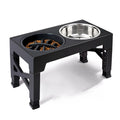Elevated Dog Bowl Stand — Adjustable Height, Twin Steel Bowls — product image 7