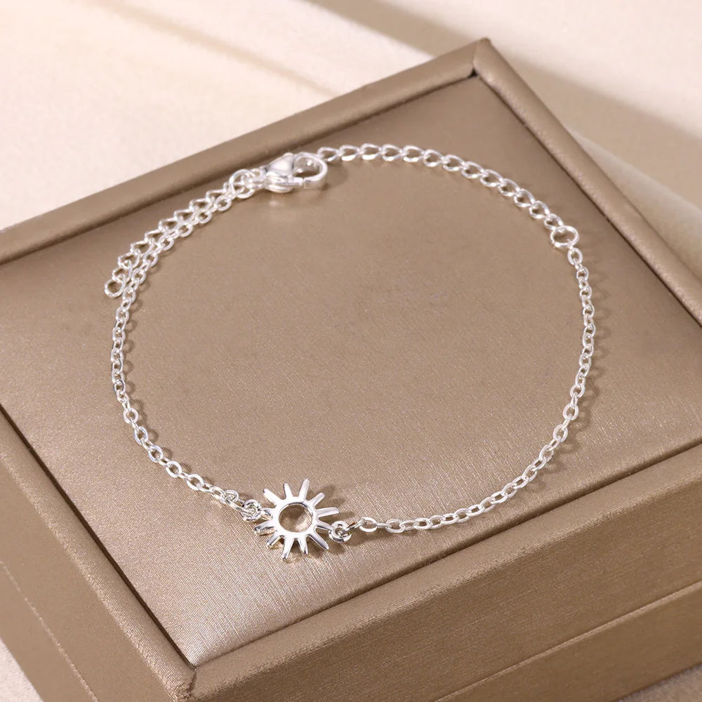 Gold-Tone Pearl and Chain Anklet — product image 9