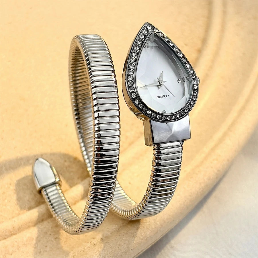Ladies' Watch — Teardrop Case, Snake Chain Band — product image 6