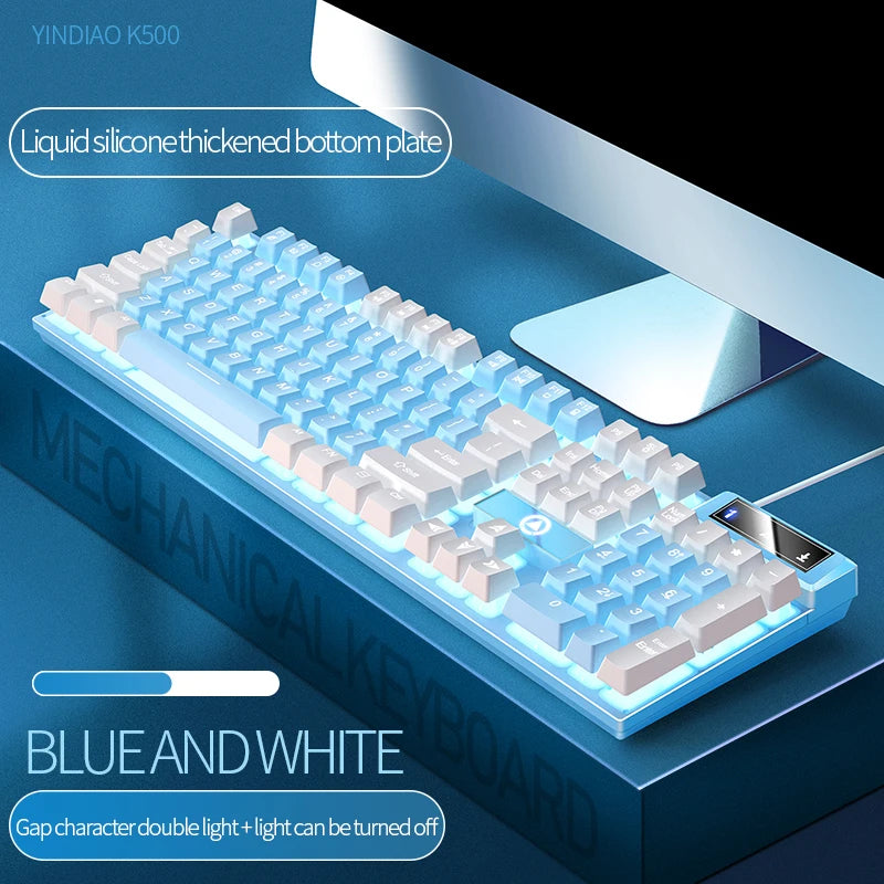 Gaming Keyboard Wired Laptop Desktops PC Computer Office Accessories Low Profile Gamer Keyboards With — product image 7