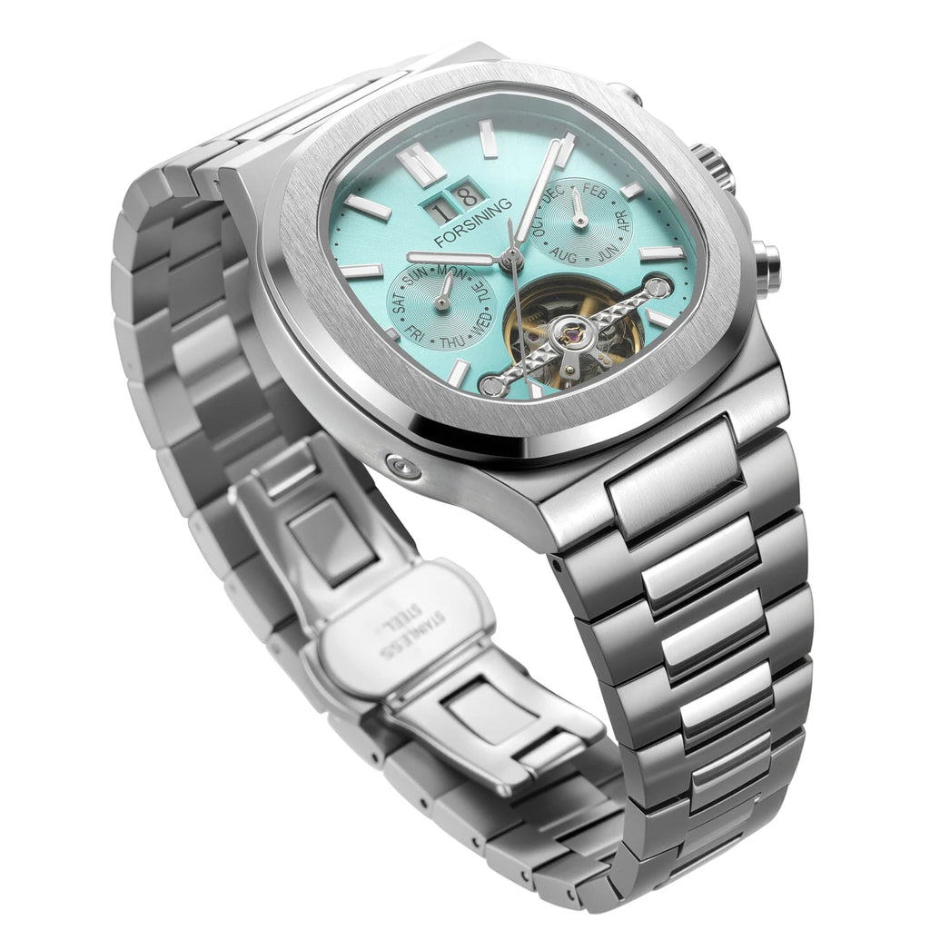 Forsining Military Automatic Watch — Skeleton Dial, Day & Date — product image 4