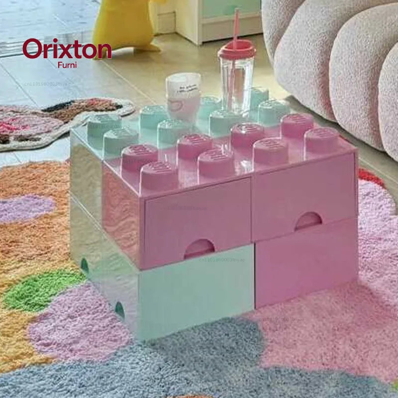 Building Block Storage Box — Side Table & Living Room Decor — product image 4