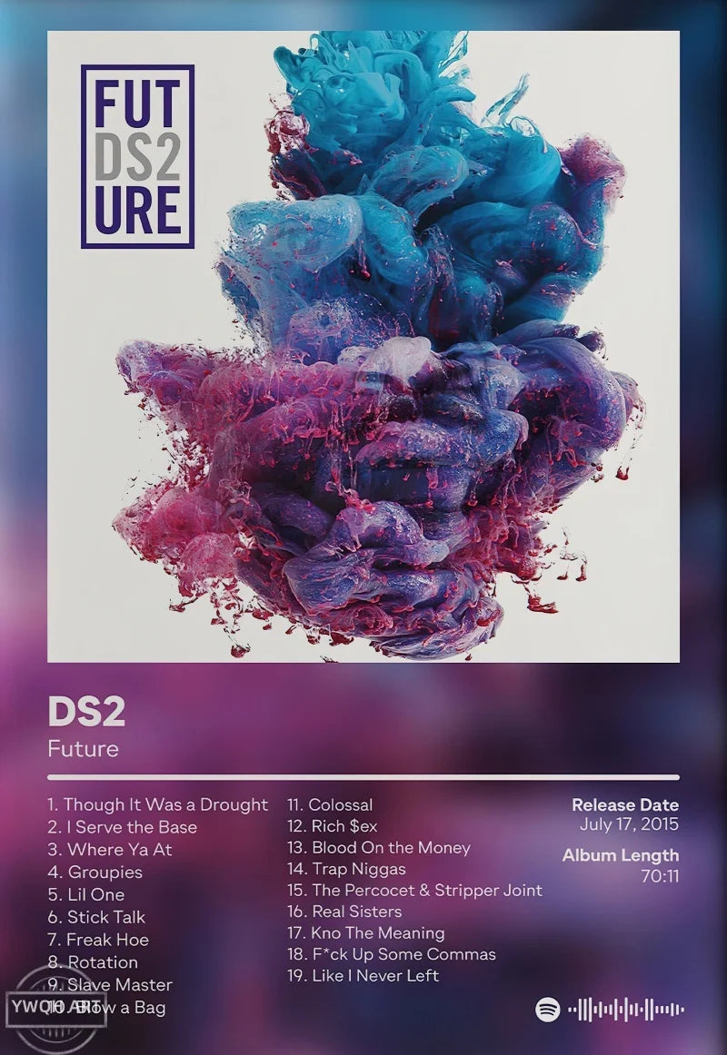 Hip Hop Album Cover Canvas Posters — Unframed Wall Art — product image 30