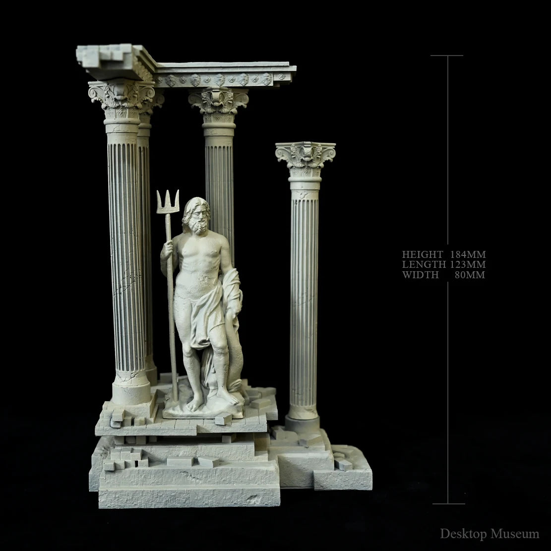 Roman Column Aquarium Ornament — Resin, 185 mm — product image 9