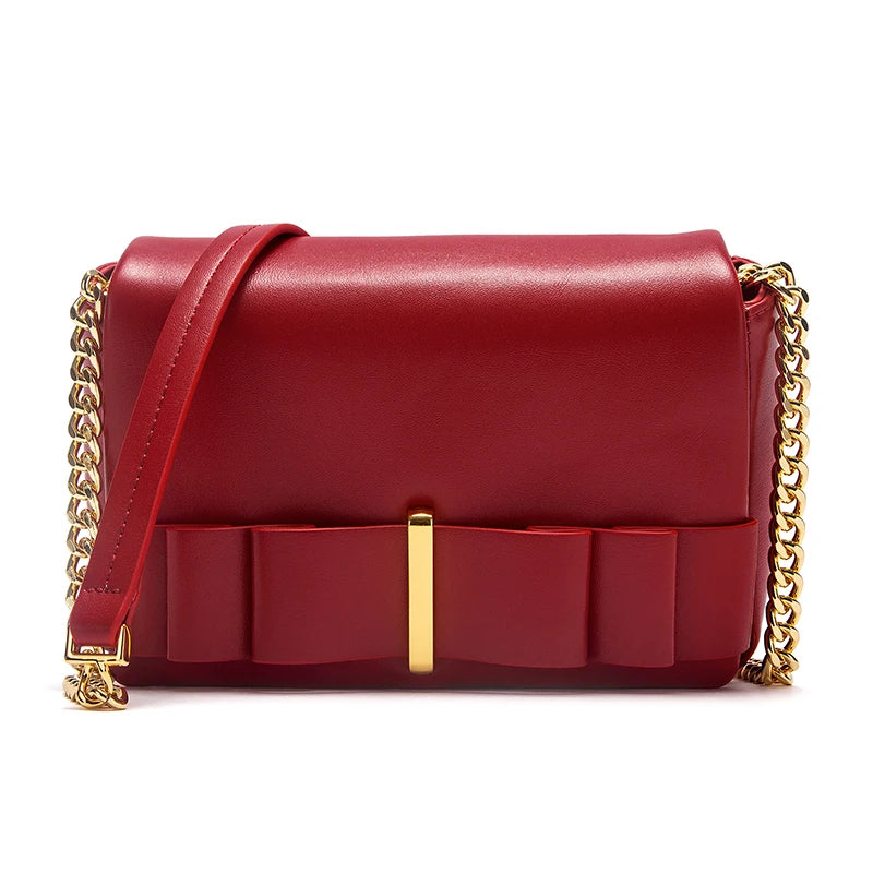 CHCH Red Shoulder Bag — Small Square Flip Bag for Women — product image 9