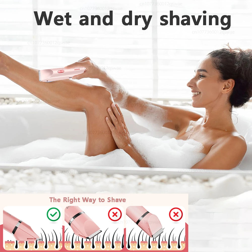 Women's Electric Shaver & Epilator — Dual Head, Body & Bikini — product image 5