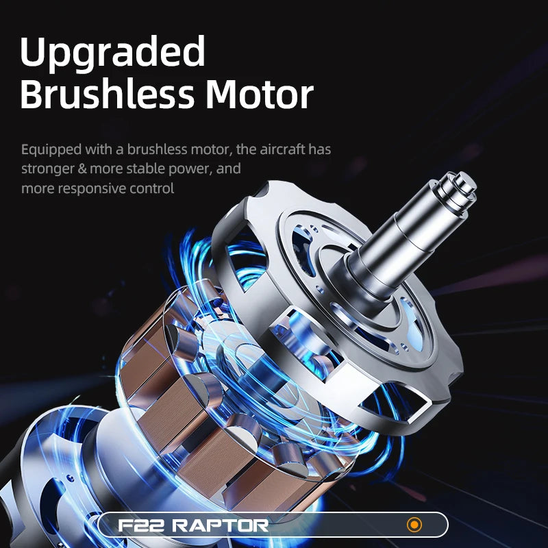 F22 Brushless RC Fighter Jet — 2.4G 4CH, 490 mm EPP Foam — product image 3