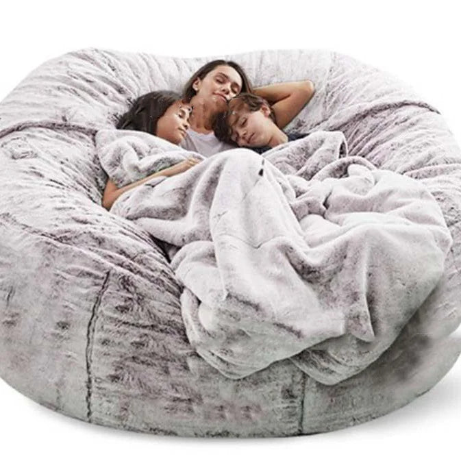 Fur-Style Bean Bag Sofa Chair — Single Seat — product image 10