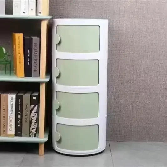 Plastic Nightstand — 5-Drawer Bedside Storage Table — product image 14