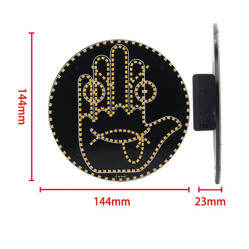 Car Gesture Light — Remote Controlled Rear Window Sign — product image 5