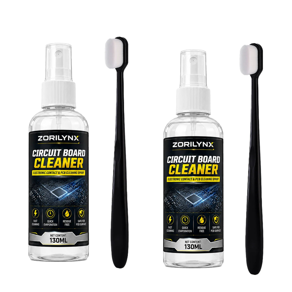 Electronics & PCB Cleaner Spray — Fast Evaporating, with Brush — product image 9