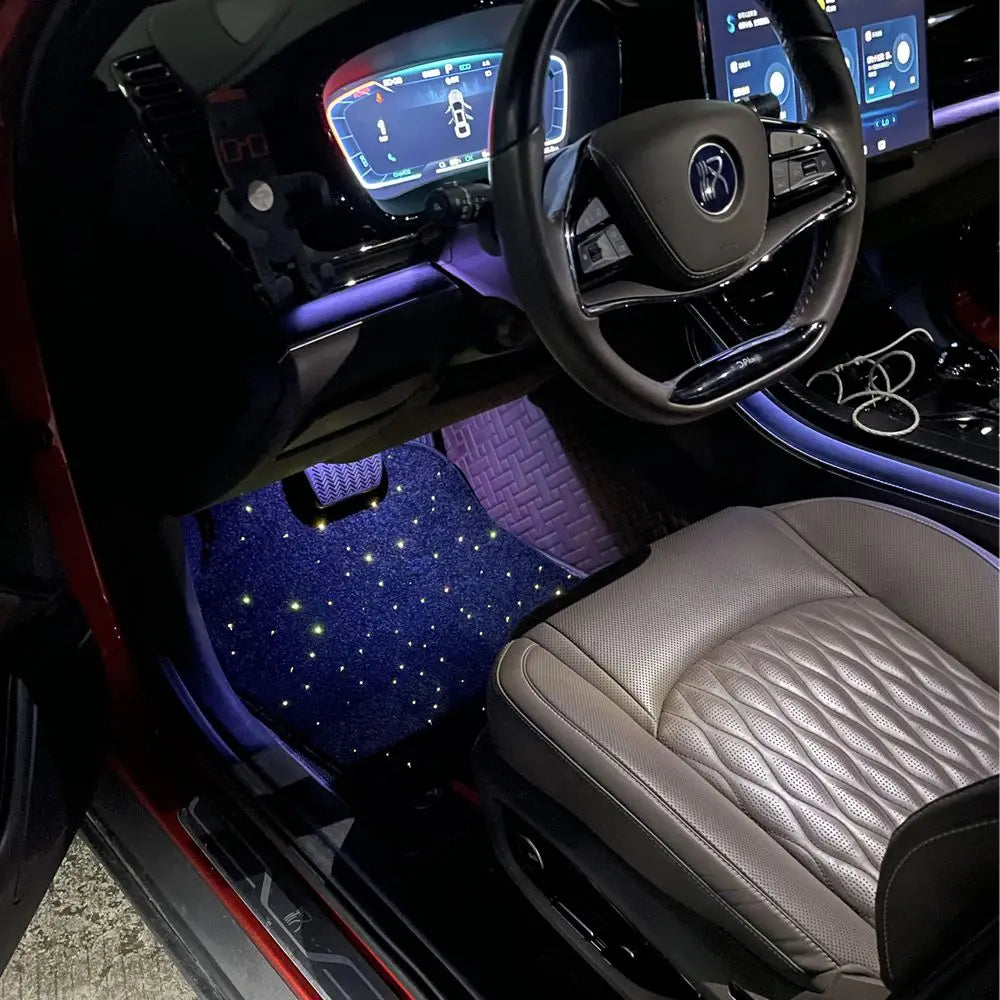 Fibre Optic Starlight Car Mats — App Controlled, Waterproof — product image 4