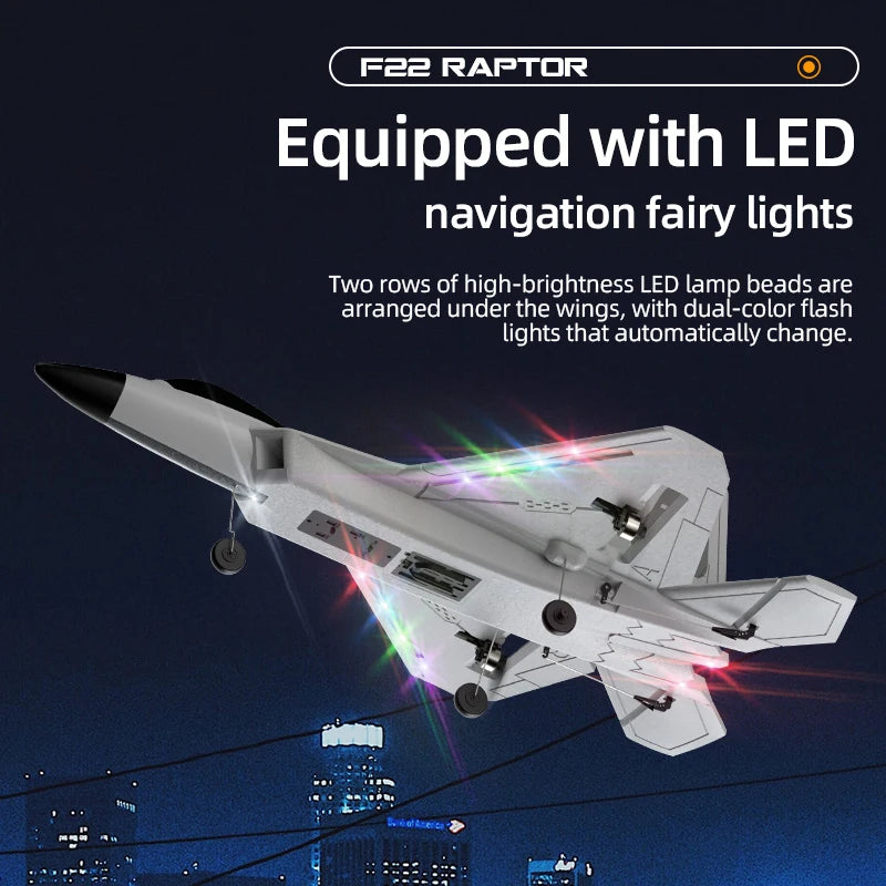 F22 Brushless RC Fighter Jet — 2.4G 4CH, 490 mm EPP Foam — product image 5