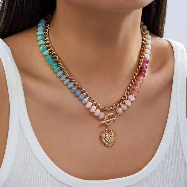 Rhinestone Butterfly Choker Necklace — Long Crystal Tassel — product image 10