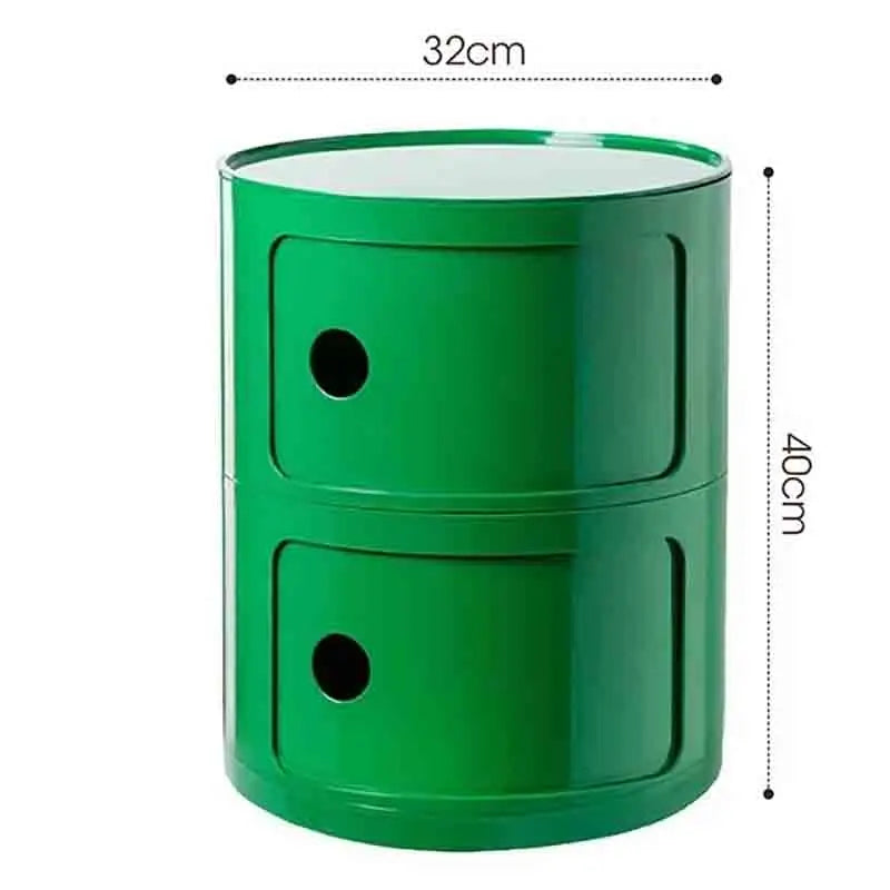 Plastic Nightstand — 5-Drawer Bedside Storage Table — product image 25