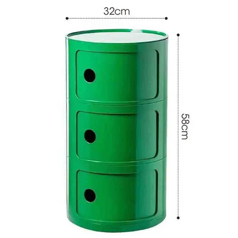 Plastic Nightstand — 5-Drawer Bedside Storage Table — product image 26