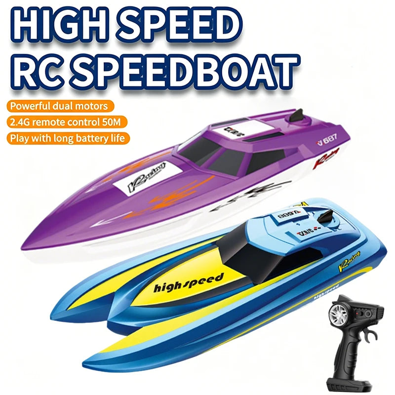 TX688 high speed remote control speedboat