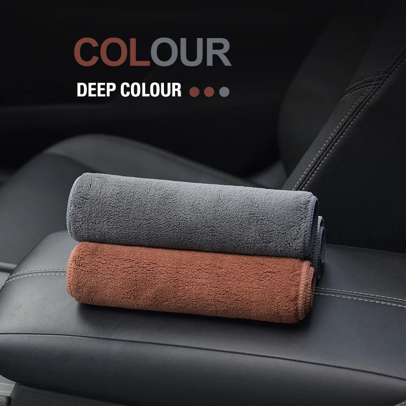 Microfibre Car Drying Towel — High Absorbency, 4 Colours — product image 4