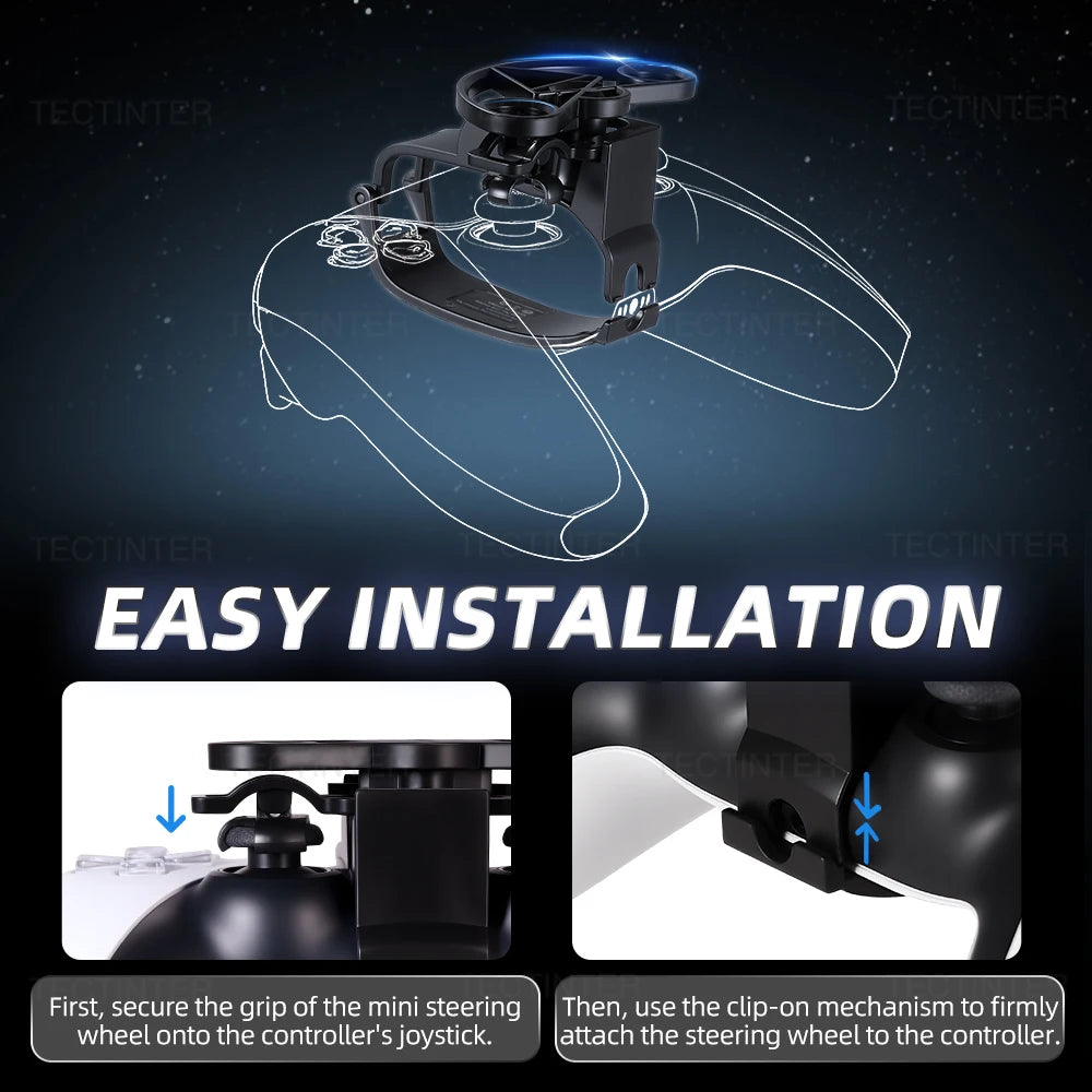 Mini Steering Wheel for PS5 Controller — Racing Games — product image 3