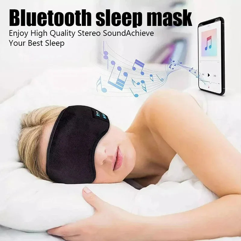 Bluetooth Sleep Mask Headphones — Soft Elastic Headband — product image 3