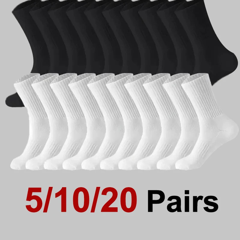 Crew Socks, 10 or 20 Pairs