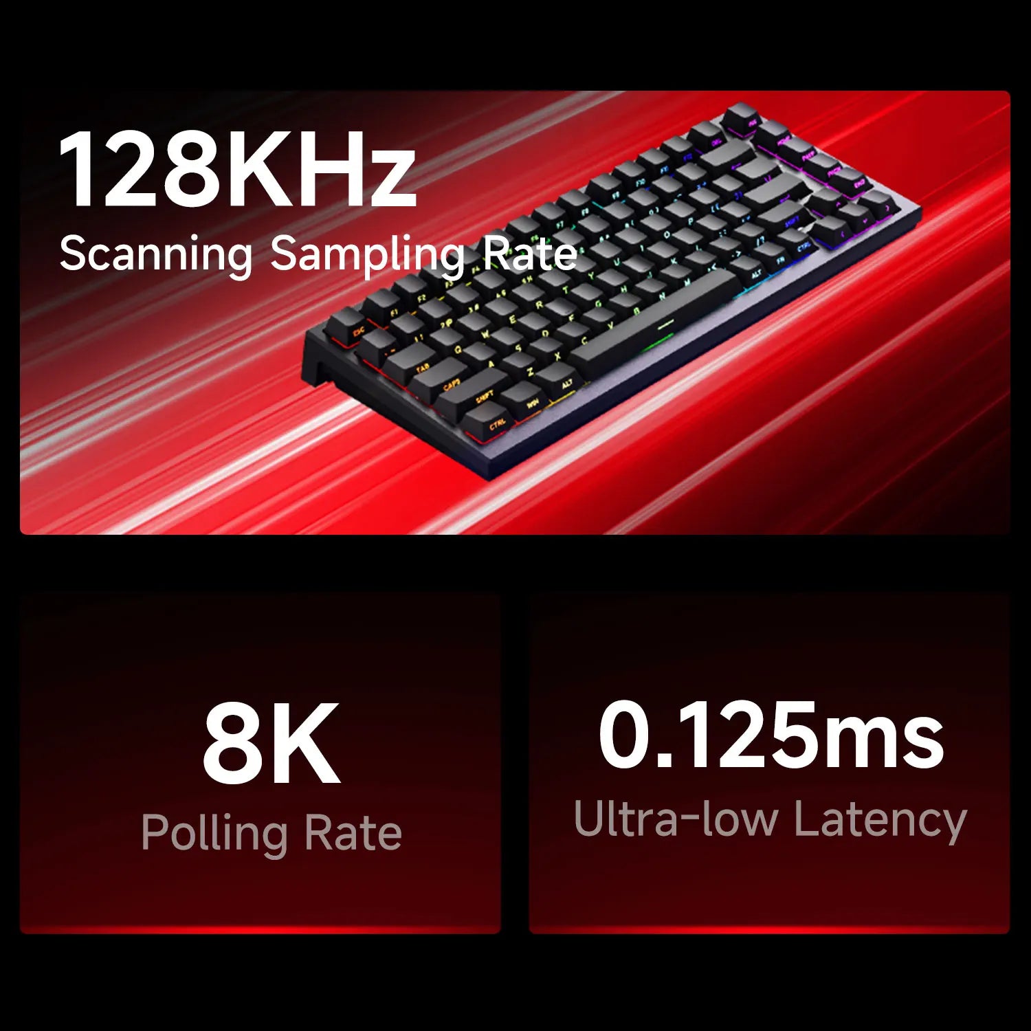 AKKO TAC75 HE Magnetic Switch Keyboard — 75%, 8K RGB, Wired — product image 3