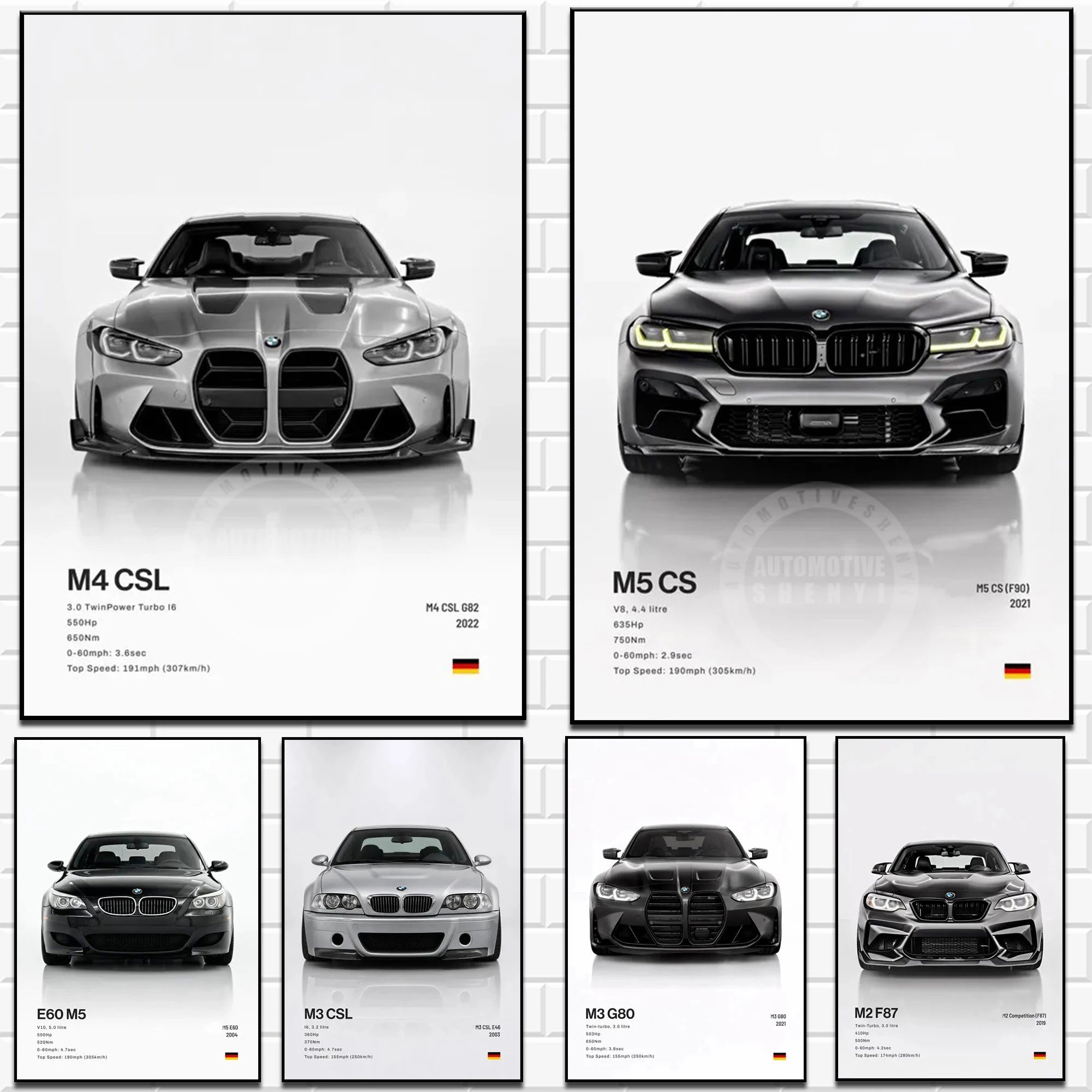 Supercar canvas poster wall art
