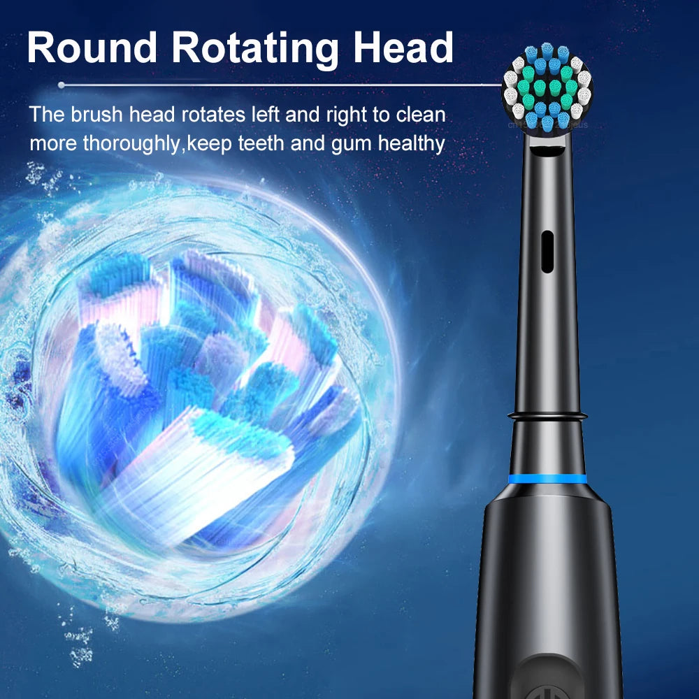 Rotating Electric Toothbrush — Rechargeable, 4 or 8 Brush Heads — product image 2