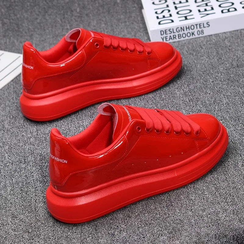 Men's Lacquered Casual Shoes