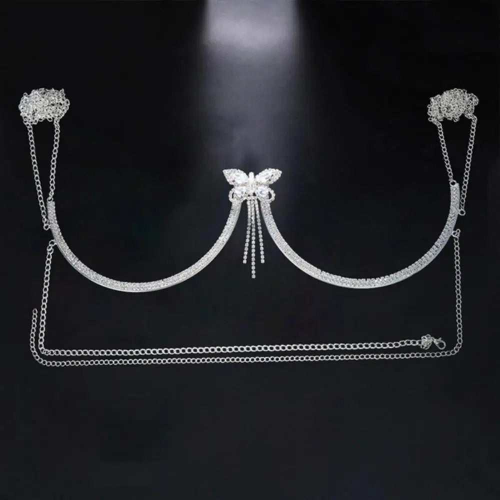 Zircon Butterfly Body Chain Harness — product image 2