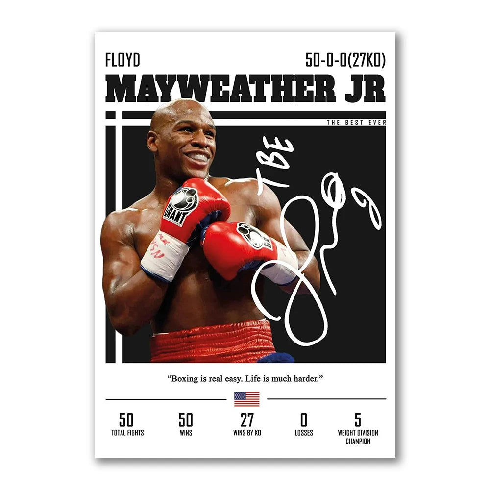 Boxing Legends Canvas Wall Art — Black & White Prints — product image 9