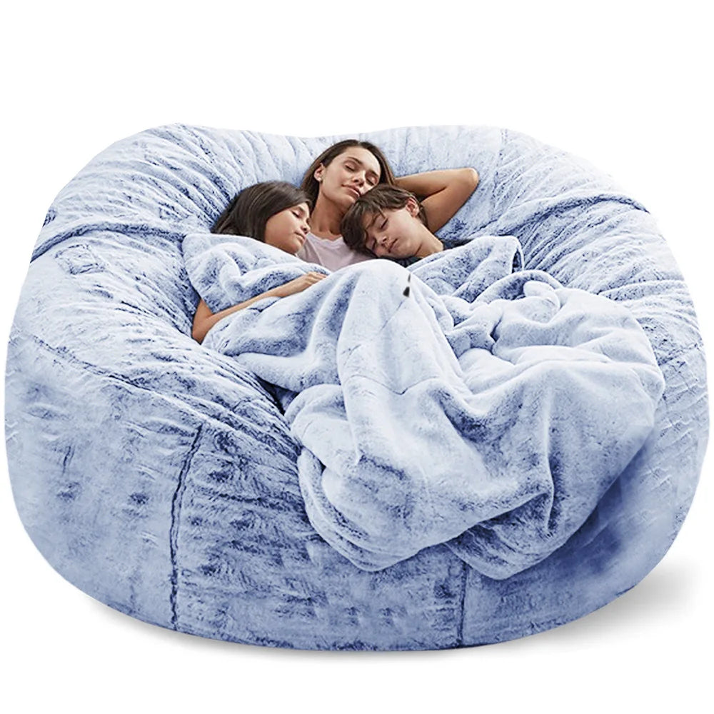 Fur-Style Bean Bag Sofa Chair — Single Seat — product image 2