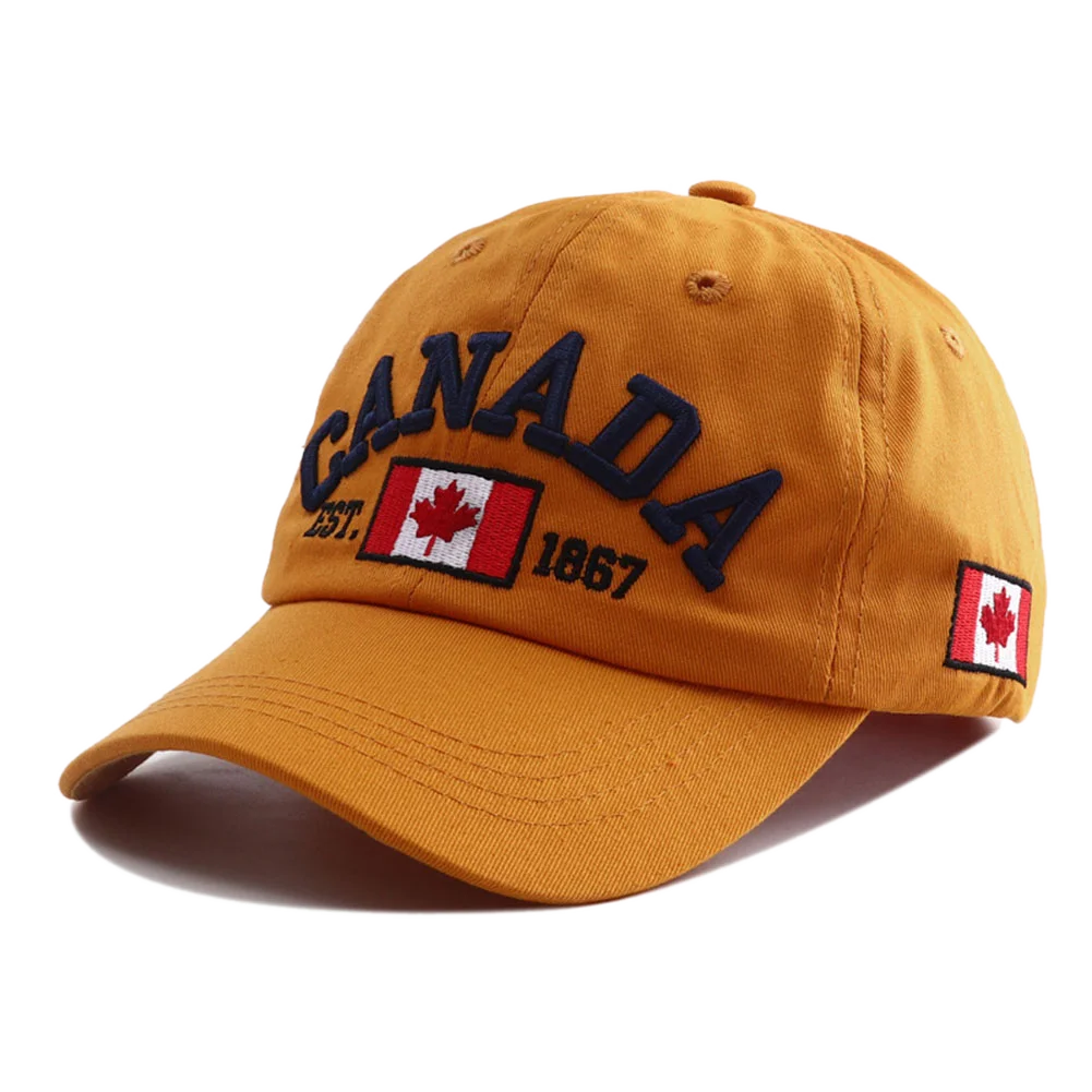 Canada Flag Embroidered Baseball Cap — Adjustable Snapback — product image 11
