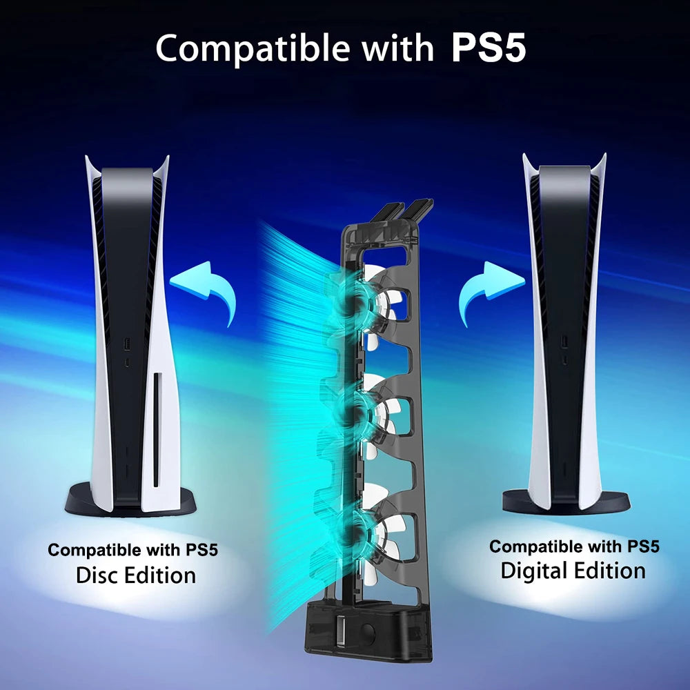 PS5 Cooling Fan — LED, for Disc & Digital Editions — product image 6