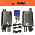 Electric Exhaust Cutout Valve Kit — Adjustable, Stainless, 51–76 mm — product image 7