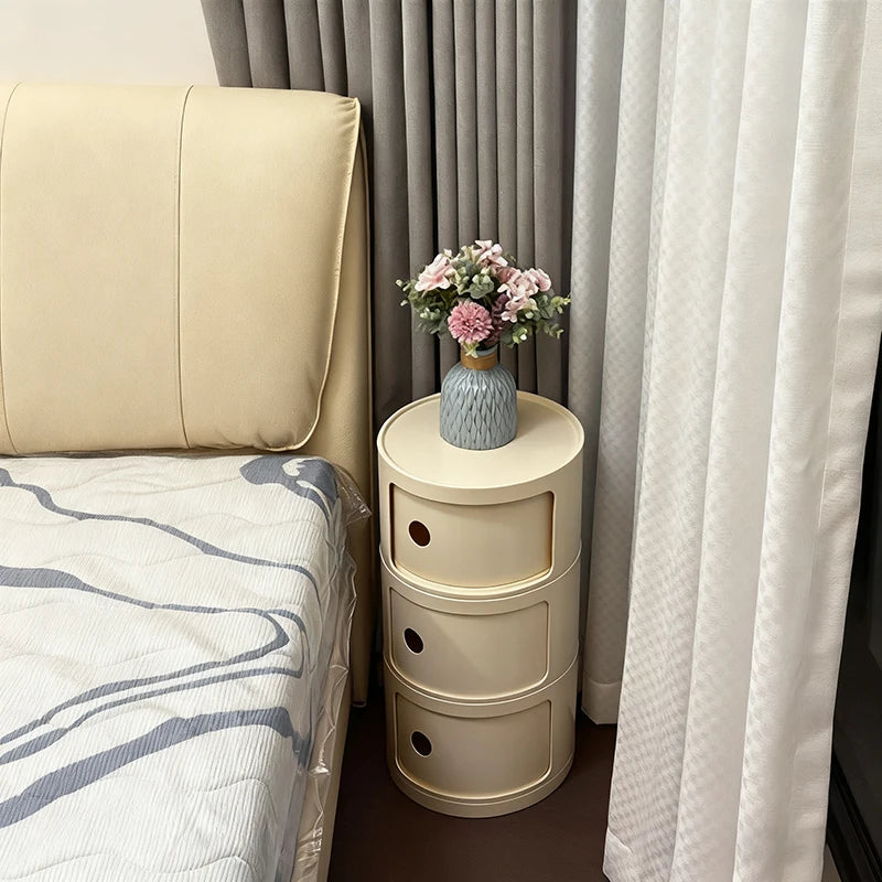 Plastic Nightstand — 5-Drawer Bedside Storage Table — product image 6