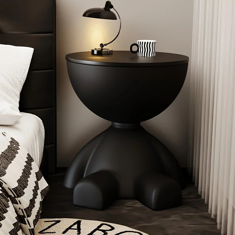 Bear shaped plastic bedside table