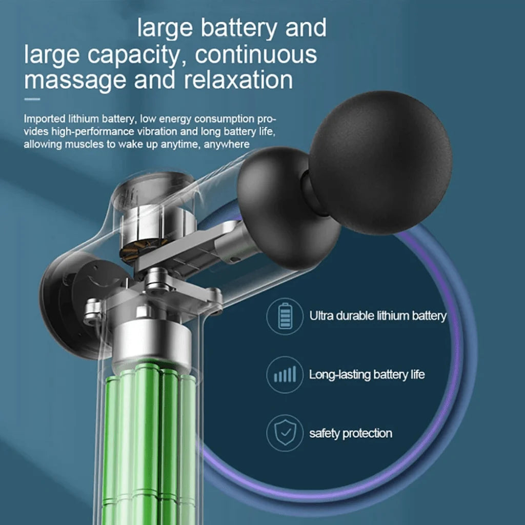 Percussion Massage Gun — Cordless, Multi-Speed, USB-C — product image 3